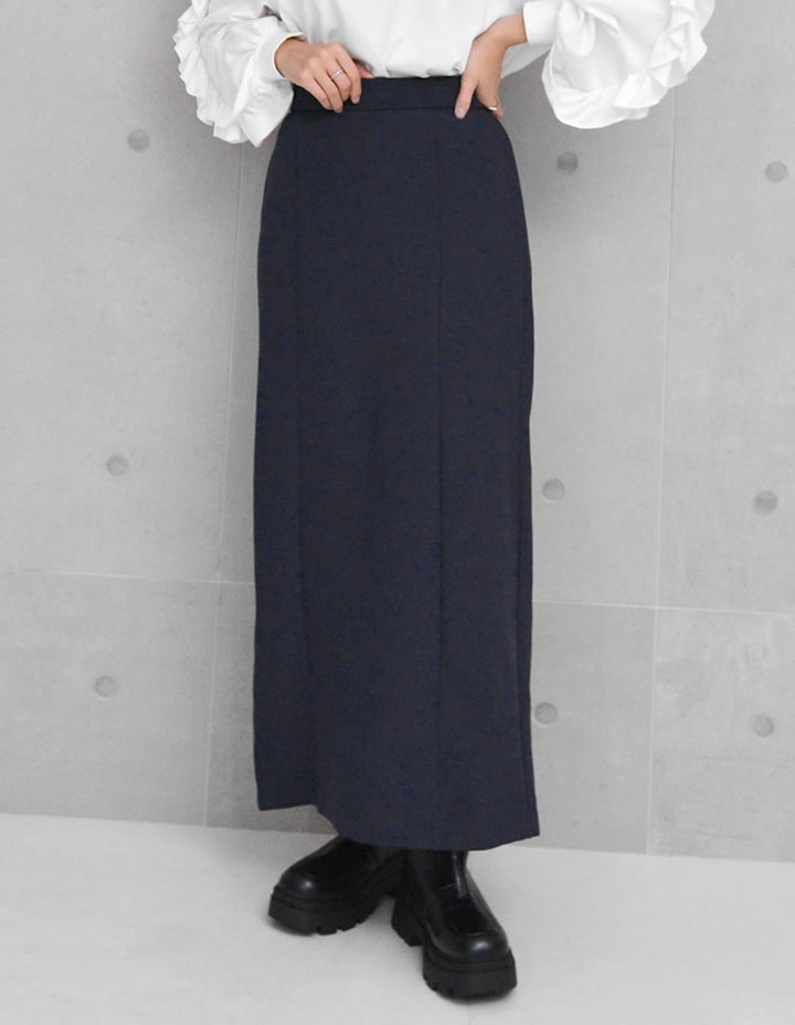 [TIME SALE][新色追加][低身長/高身長サイズ有]カットツイル切り替えナロースカート[mb] スカート レディースファッション通販 リエディ