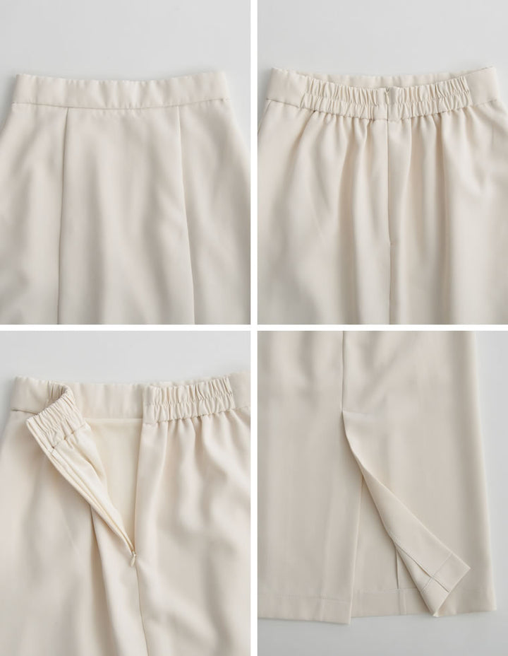 カットツイル切り替えナロースカート[mb] スカート レディースファッション通販 リエディ
