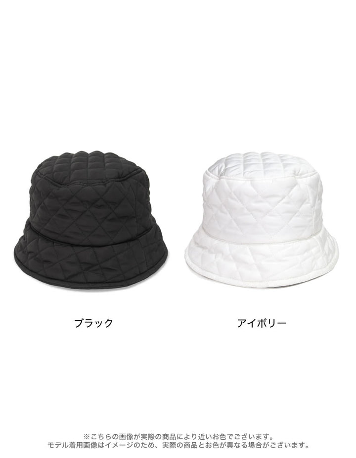 【30％OFF！OUTLETSALE】キルティングバケットハット[mb] 帽子 レディースファッション通販 リエディ