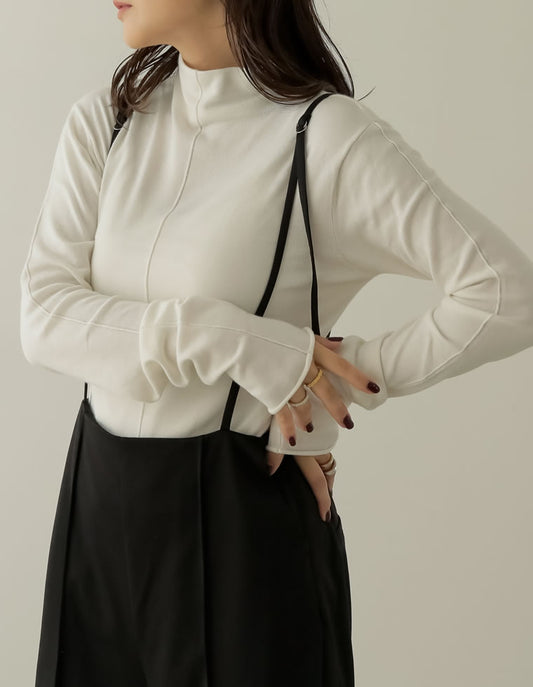 【30％OFF！OUTLETSALE】アウトリンキングハイネックトップス トップス レディースファッション通販 リエディ