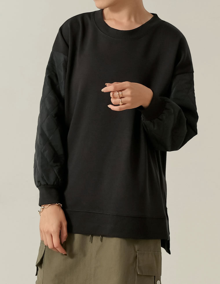 【値下げ交渉歓迎】8G SHOOT キルティングプルオーバー チャコール L 31YtOdEPLCL._SY350_QL65_.jpg