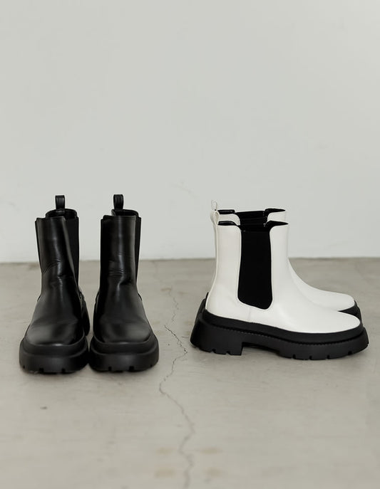 【OUTLET SALE 40%OFF】サイドゴアミドルブーツ