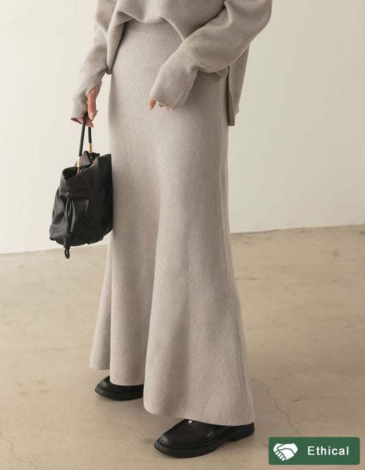 総針ニットフレアスカート スカート レディースファッション通販 リエディ