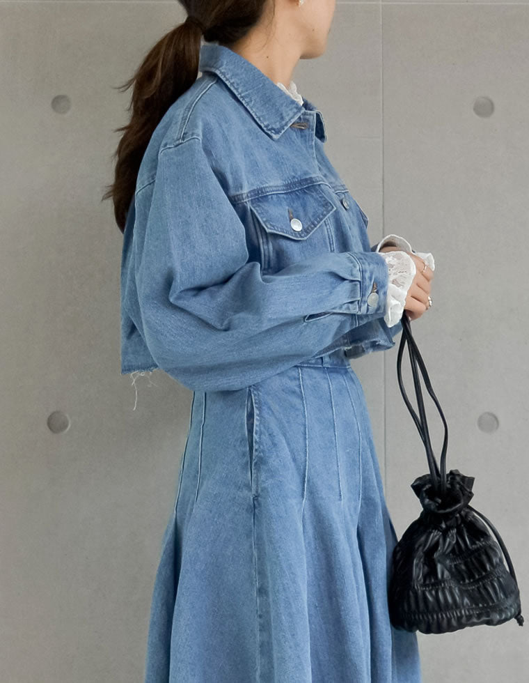 岡山産 リジッド風 ストレッチ デニム ジャケット | KIRYOS