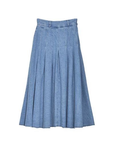 【美品】miumiu 2015SS ウール フレアスカート miumiu