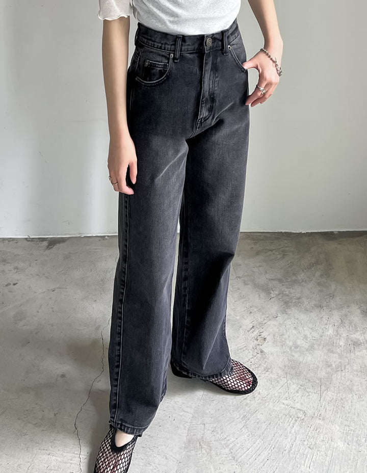 [神山まりあさん着用][新サイズ追加][低身長/高身長/大きいサイズ有]コットンデニムバギーパンツ パンツ レディースファッション通販 リエディ
