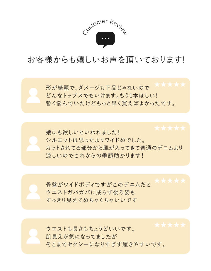 【TIME SALE 10%OFF ¥4,998⇒¥4,498】[販売枚数3万枚突破][低身長/高身長サイズ有]サイドスリットワイドストレートコットンデニムパンツ パンツ 人気レディースファッション通販 リエディ
