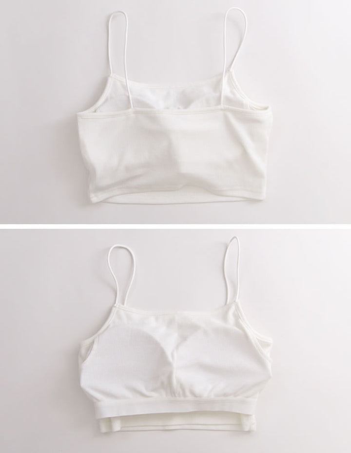 【TIME SALE 30%OFF ¥2,498⇒¥1,748】[2025 SUMMER COLLECTION]ショート丈カップ付きキャミソール[返品交換不可][mb] アンダーウェア 人気レディースファッション通販 リエディ