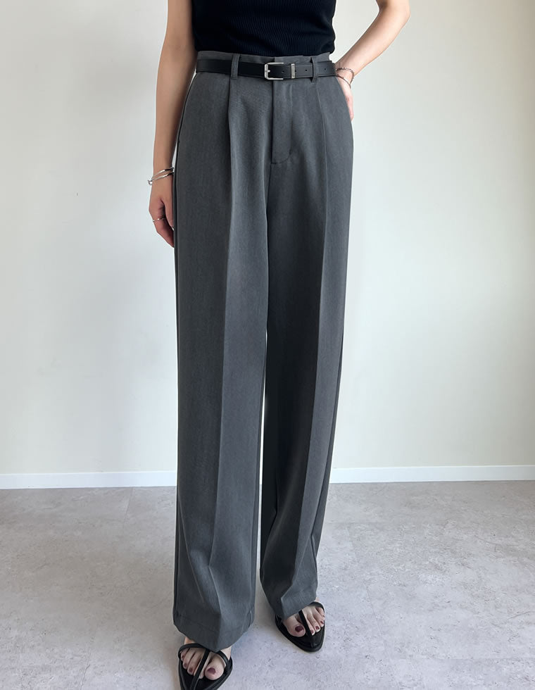 タック入り ワイドレッグパンツ M〜XL 3color Dark Angel ワイドパンツ レディース タックワイドパンツ タック