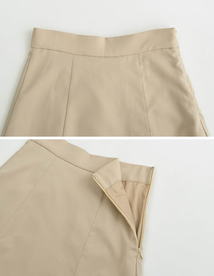 ツイルサイドスリットAラインスカート スカート レディースファッション通販 リエディ