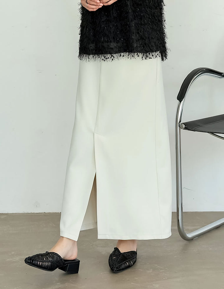 【TIME SALE 30%OFF ¥4,998⇒¥3,498】[低身長/高身長サイズ有][オケージョン セレモニー]カットツイルセンターベンツスカート スカート 人気レディースファッション通販 リエディ