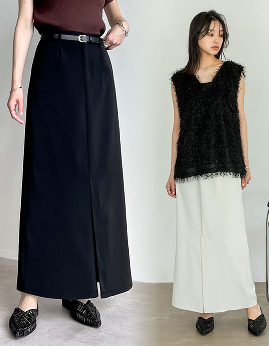 【TIME SALE 30%OFF ¥4,998⇒¥3,498】[低身長/高身長サイズ有][オケージョン セレモニー]カットツイルセンターベンツスカート スカート 人気レディースファッション通販 リエディ