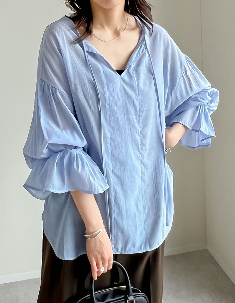 sacai サカイ 17ss シルク バックスリット シアーブラウス N1083 sacai サカイ 17ss シルク バックスリット シアーブラウス N1083