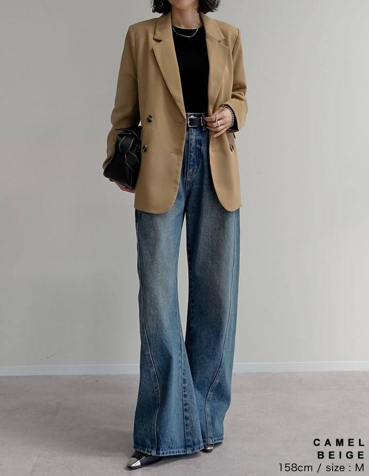 [入卒式 セレモニー]ダブルテーラードジャケット ジャケット/アウター 人気レディースファッション通販 リエディ