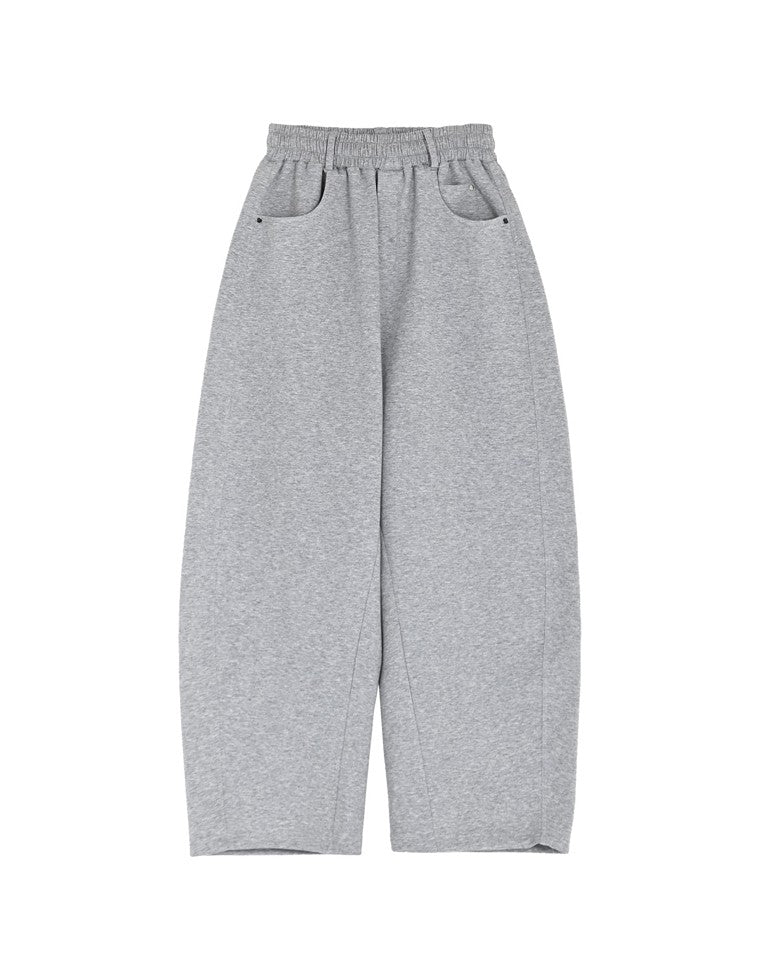 リベット付きダンボールワイドパンツ