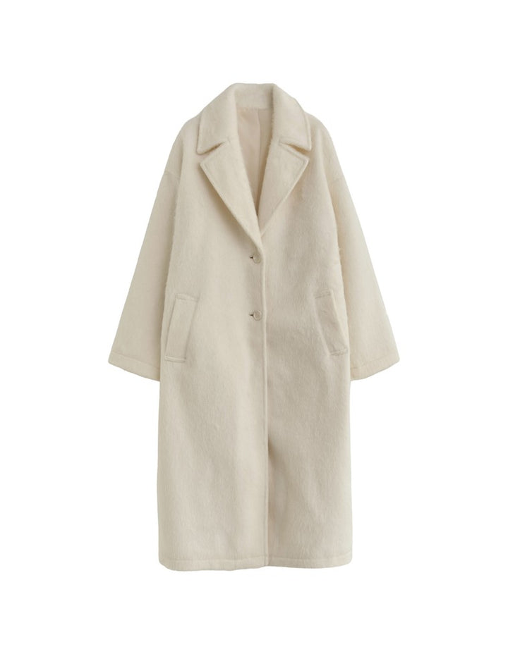 【アウターフェア！ポイント10%還元】【PRE ORDER 20%OFF対象】[2024-25 WINTER COLLECTION]ウールタッチシャギーチェスターロングコート ジャケット/アウター 人気レディースファッション通販 リエディ