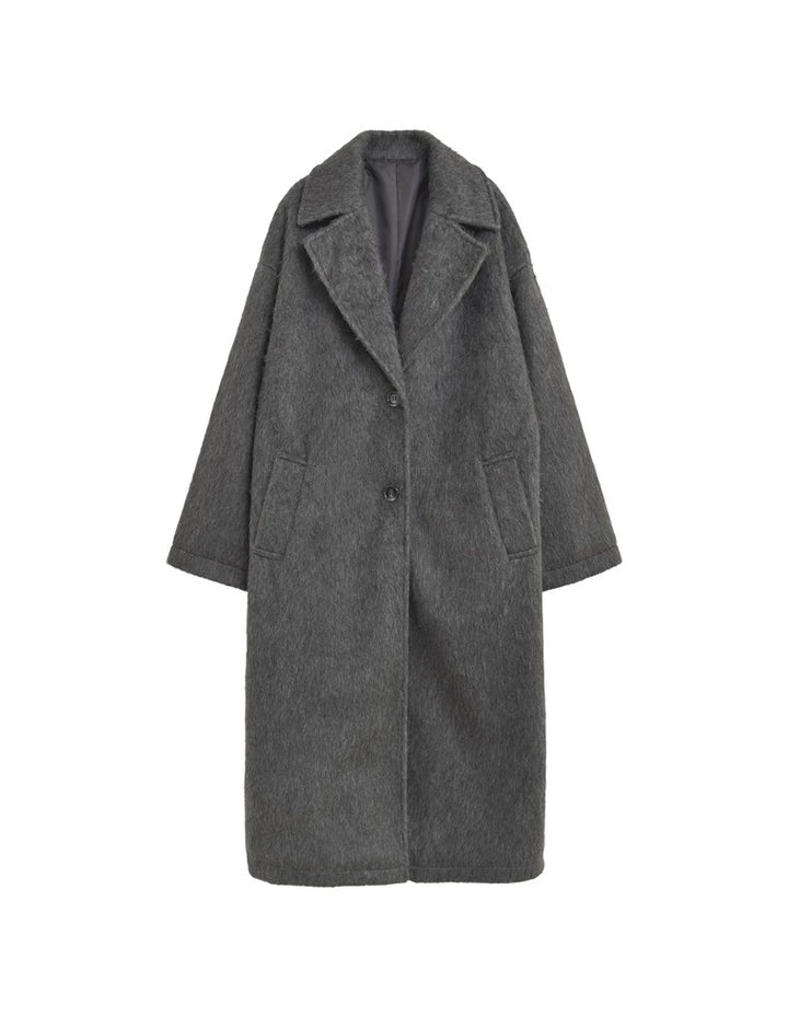 【アウターフェア！ポイント10%還元】【PRE ORDER 20%OFF対象】[2024-25 WINTER COLLECTION]ウールタッチシャギーチェスターロングコート ジャケット/アウター 人気レディースファッション通販 リエディ