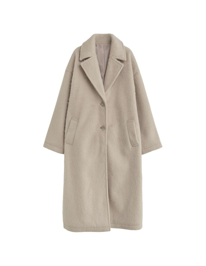 【アウターフェア！ポイント10%還元】【PRE ORDER 20%OFF対象】[2024-25 WINTER COLLECTION]ウールタッチシャギーチェスターロングコート ジャケット/アウター 人気レディースファッション通販 リエディ