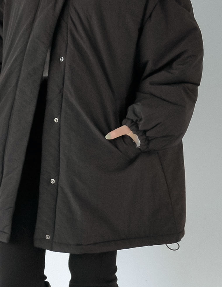 2WAYミドル丈ダウンライク中綿ジャケット - ジャケット/アウター通販