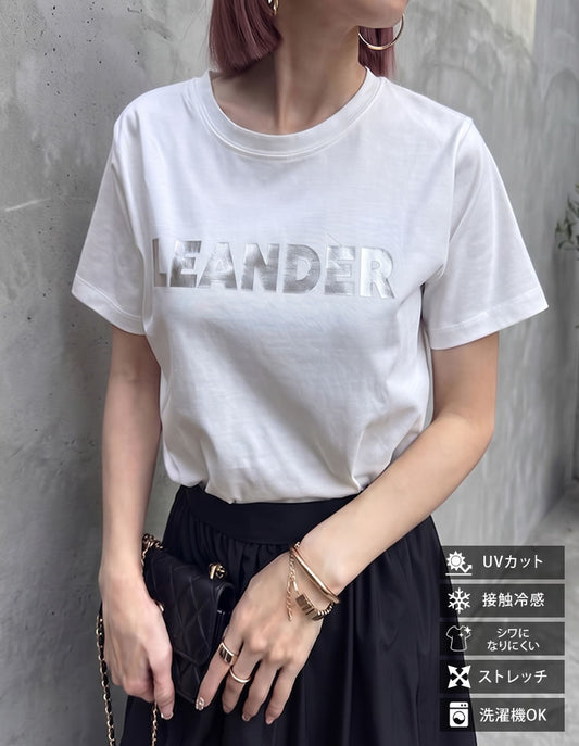 【TIME SALE 20%OFF】[新色追加][UVカット][接触冷感][販売枚数7万枚突破][大きいサイズ有]フロッキーゴシックロゴTシャツ[mb]