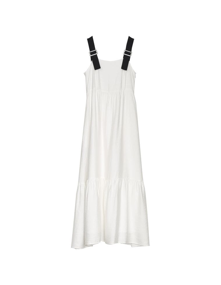 rehellinen 新品apron dressホワイトレヘリネン rehellinen 新品apron dressホワイトレヘリネン（Apron ドレス