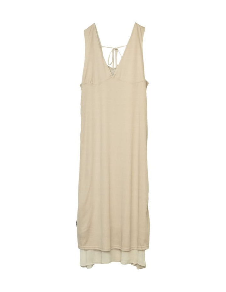 シフォン楊柳ノースリーブワンピース ワンピース レディースファッション通販 リエディ