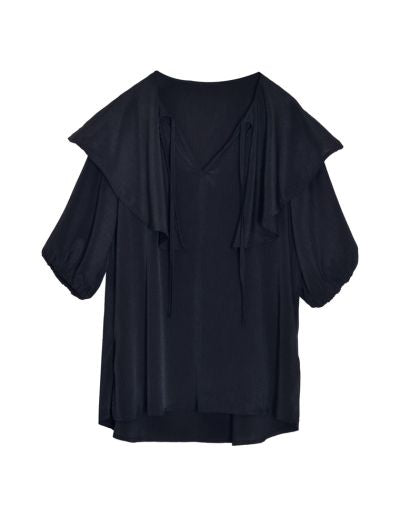 【20％OFF！OUTLETSALE】楊柳クレープラッフルカラーカフタンシャツ[mb] トップス レディースファッション通販 リエディ