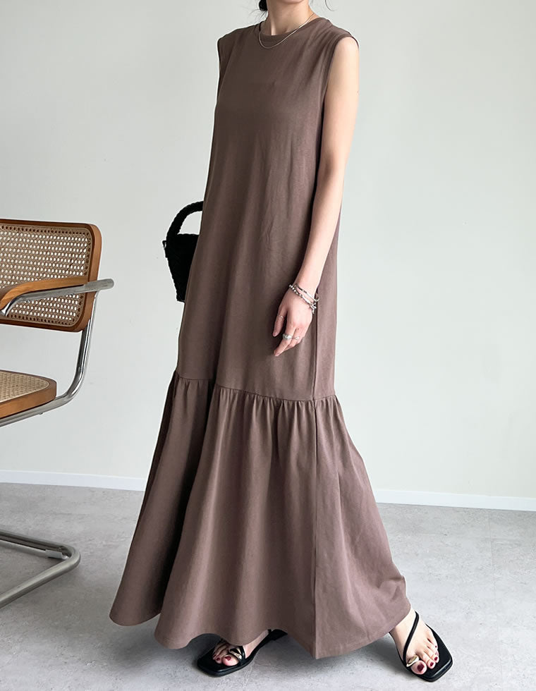 ※専用ページ セール】[低身長/高身長サイズ有]コットンノースリーブ