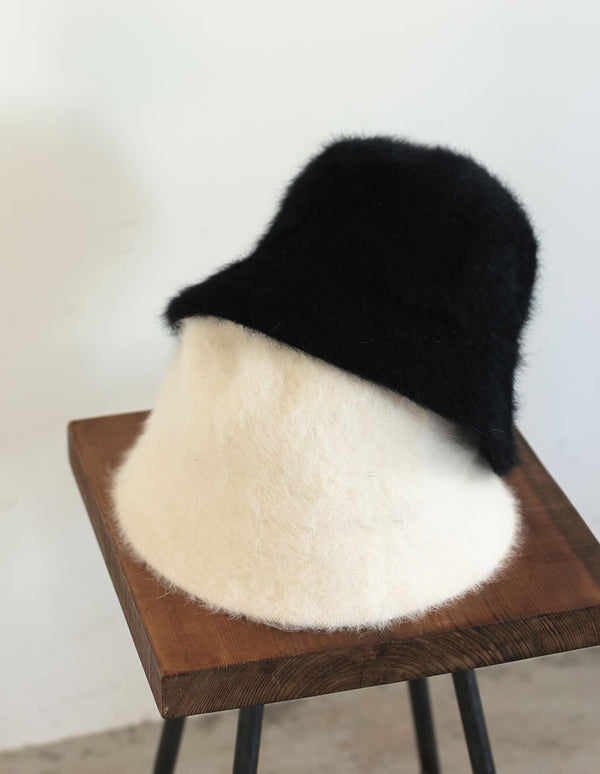 ウール混ファーバケットハット 帽子 レディースファッション通販 リエディ