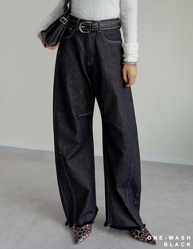 drew ペイント加工 フリンジ裾 デニム デニムの裾上げ | JOURNEY FACTORY