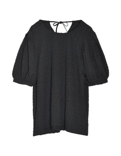 【SPRING SALE 25%OFF⇒¥2,849】カットジャガードバックリボンフレアトップス トップス レディースファッション通販 リエディ