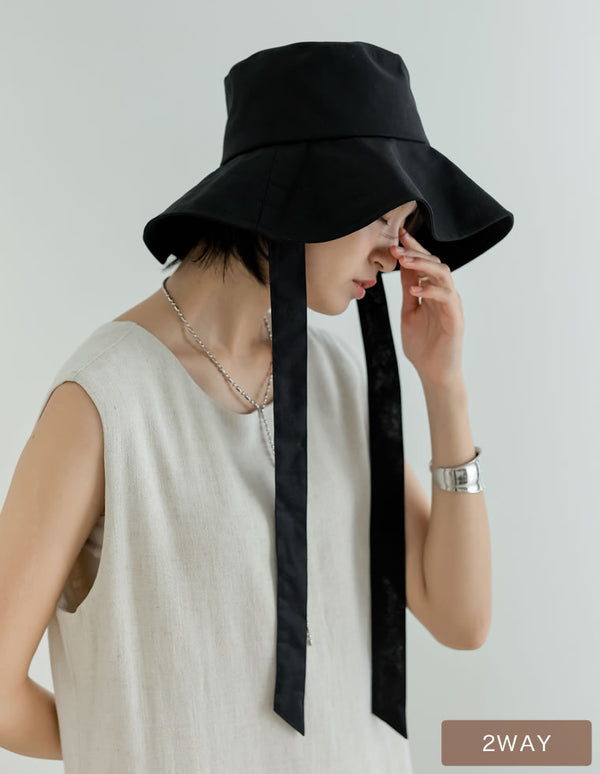 リネンライクベルト付きバケットハット[mb] 帽子 レディースファッション通販 リエディ