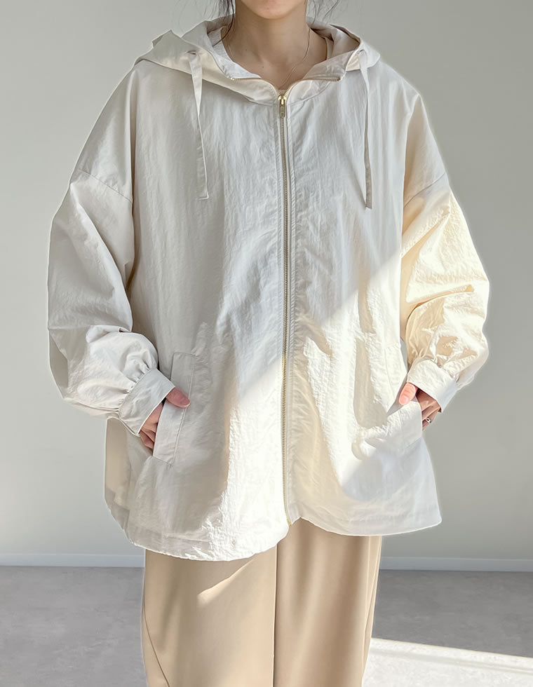 ナイロンボリュームミドルマウンテンパーカー - ジャケット/アウター