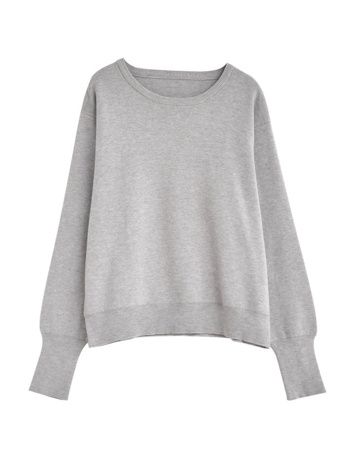 【クーポンで20%OFF ¥3,747⇒¥2,997 】〖クーポンコード：SH_20_250908〗[新色追加]ミラノリブ袖ボタンクルーネックニットトップス[mb]