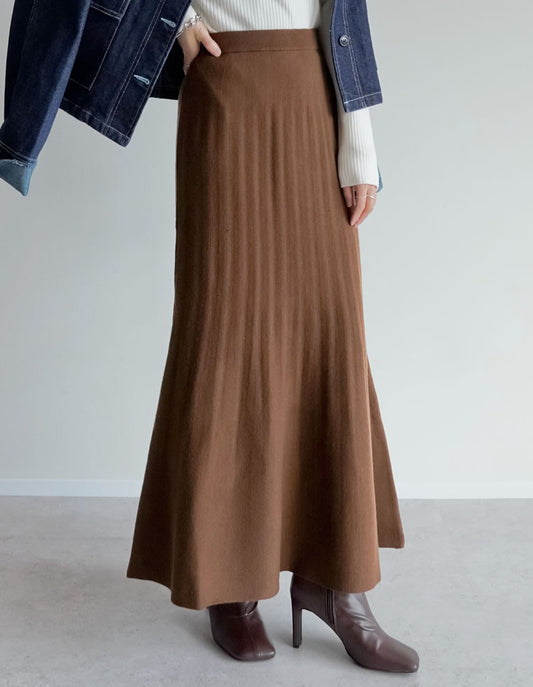[低身長サイズ有]マーメイドミラノリブニットスカート スカート 人気レディースファッション通販 リエディ