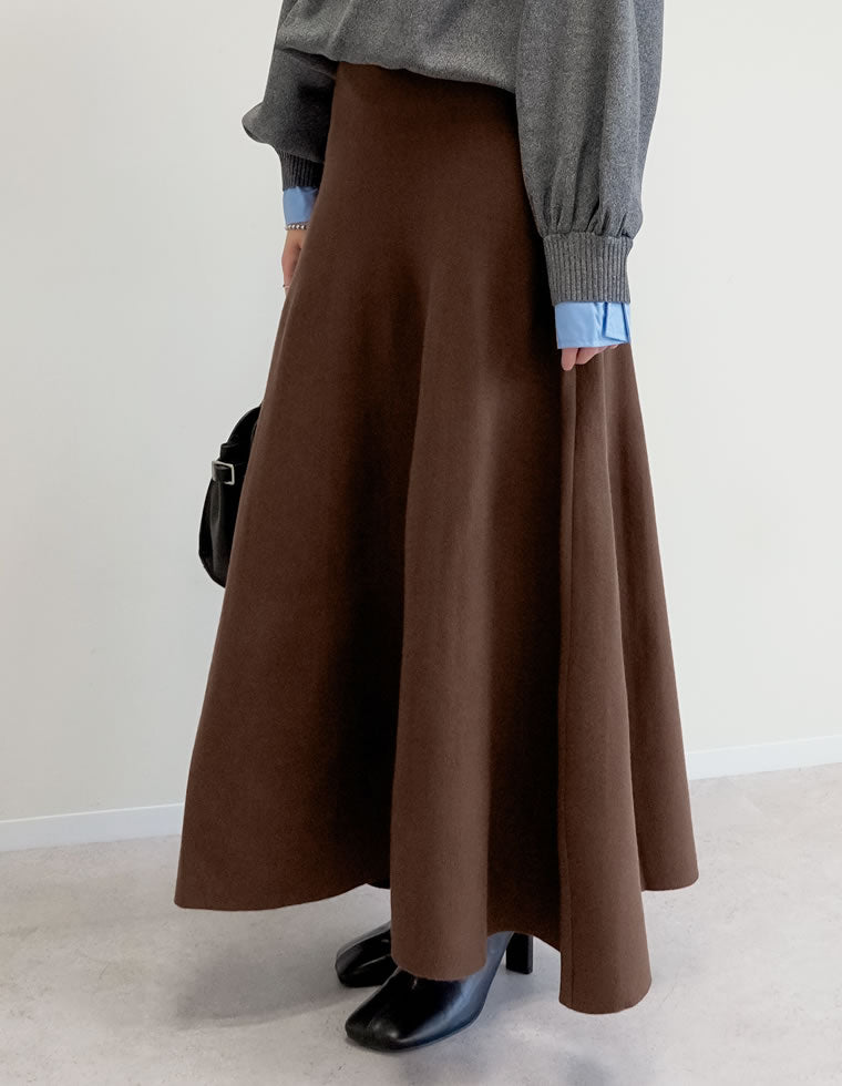 【美品】LOUIS VUITTON リブニットフレアスカート ダンボールニットフレアスカート】｜【feerique(フィーリック