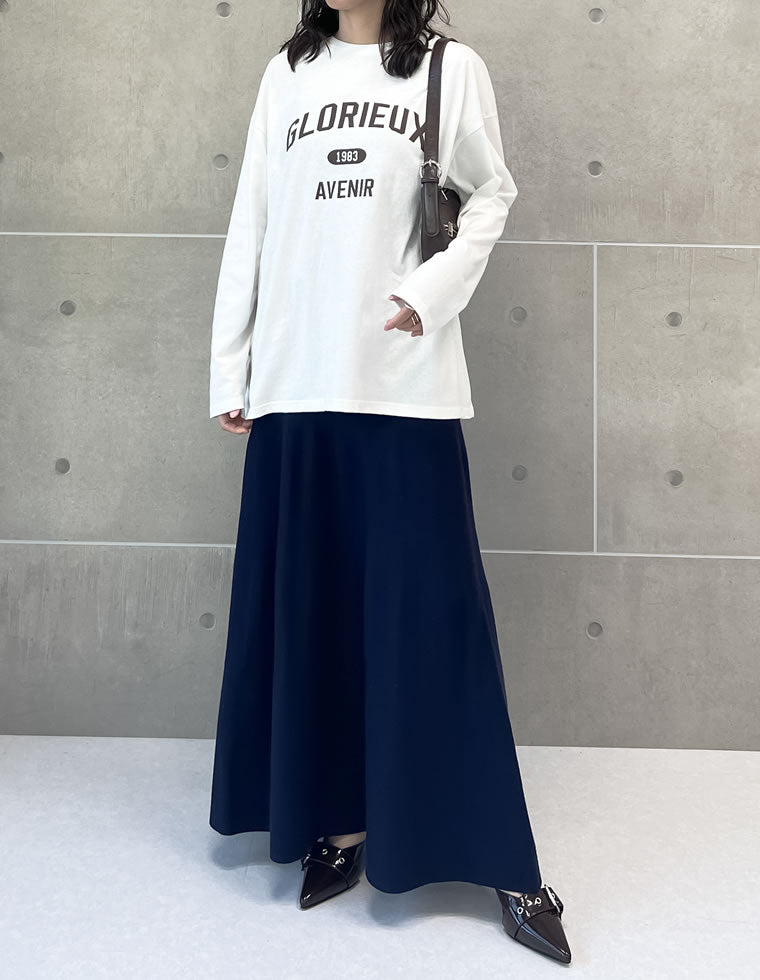 ミラノリブニットフレアスカート　タグ付き ミラノリブニットフレアスカート タグ付き