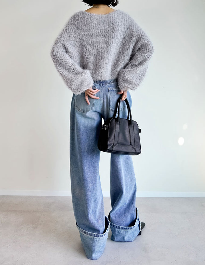 【クーポンで20%OFF ¥3,298⇒¥2,638 】〖クーポンコード：SH_20_250908〗[新色追加]プードルシャギーニットトップス