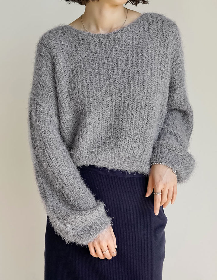 【クーポンで20%OFF ¥3,298⇒¥2,638 】〖クーポンコード：SH_20_250908〗[新色追加]プードルシャギーニットトップス