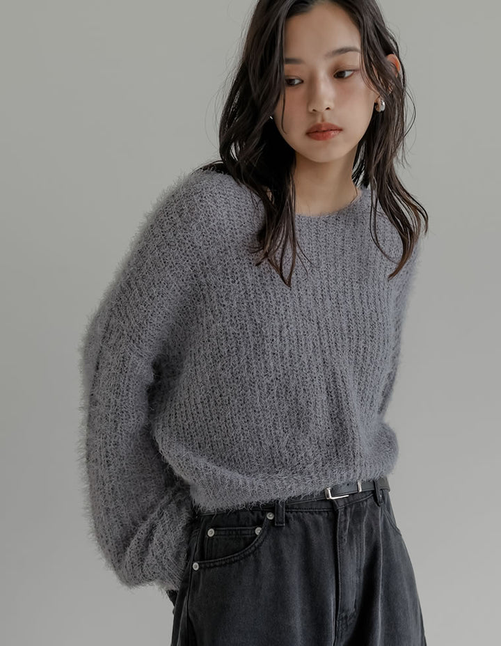 【クーポンで20%OFF ¥3,298⇒¥2,638 】〖クーポンコード：SH_20_2510〗[新色追加]プードルシャギーニットトップス