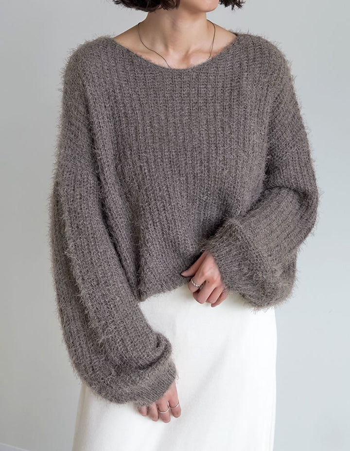 【クーポンで20%OFF ¥3,298⇒¥2,638 】〖クーポンコード：SH_20_250908〗[新色追加]プードルシャギーニットトップス