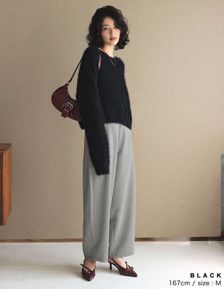 【クーポンで20%OFF ¥3,298⇒¥2,638 】〖クーポンコード：SH_20_250908〗[新色追加]プードルシャギーニットトップス