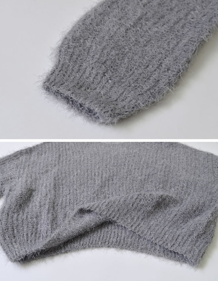 【クーポンで20%OFF ¥3,298⇒¥2,638 】〖クーポンコード：SH_20_250908〗[新色追加]プードルシャギーニットトップス
