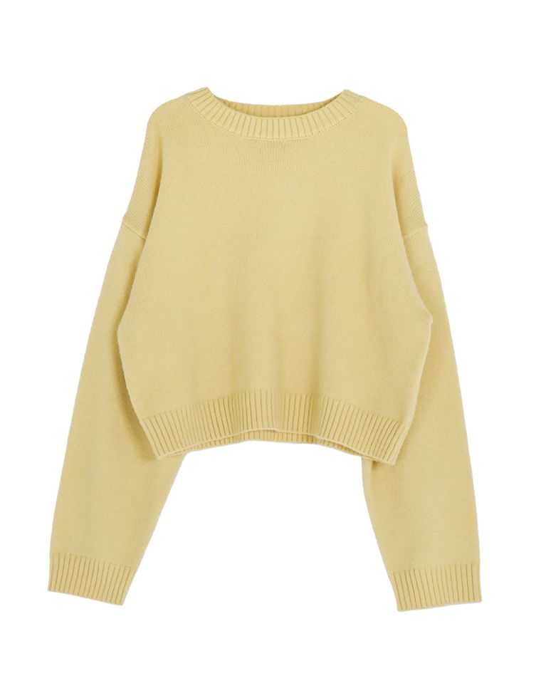 アルパカタッチクロップド丈ニットプルオーバー - トップス通販 | 人気