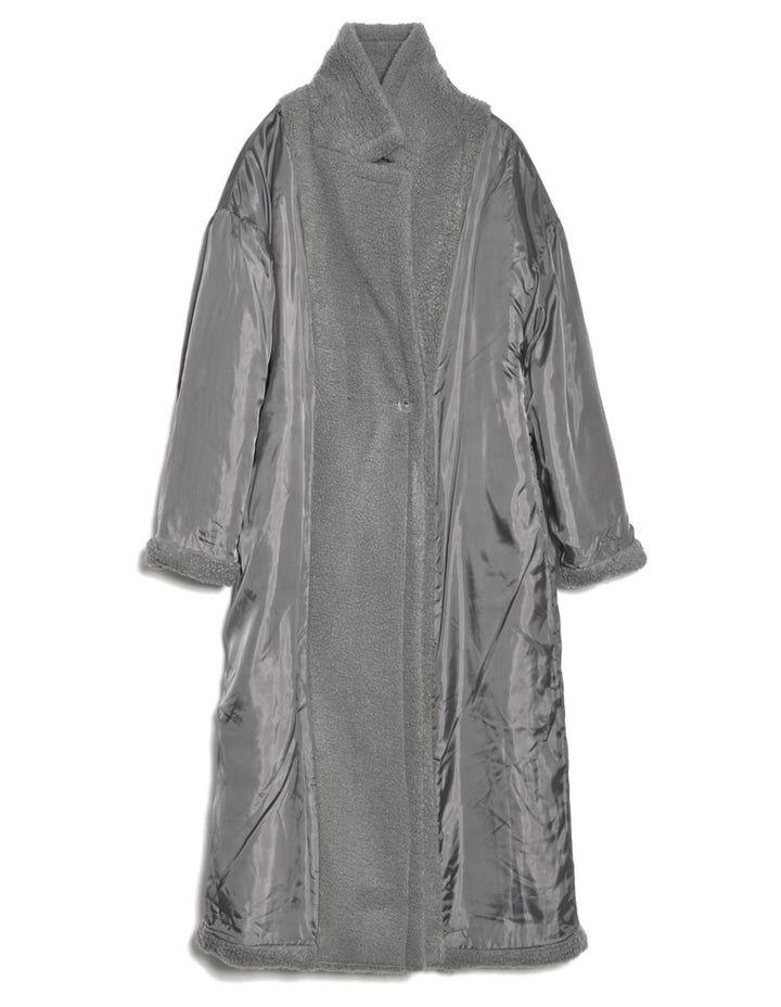 【TIME SALE 10%OFF】[低身長サイズ有]ボアビッグカラーダブルチェスターコート ジャケット/アウター 人気レディースファッション通販 リエディ