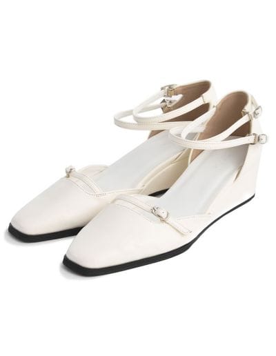 [TIME SALE][大きいサイズ有]ダブルアンクルストラップパンプス シューズ レディースファッション通販 リエディ