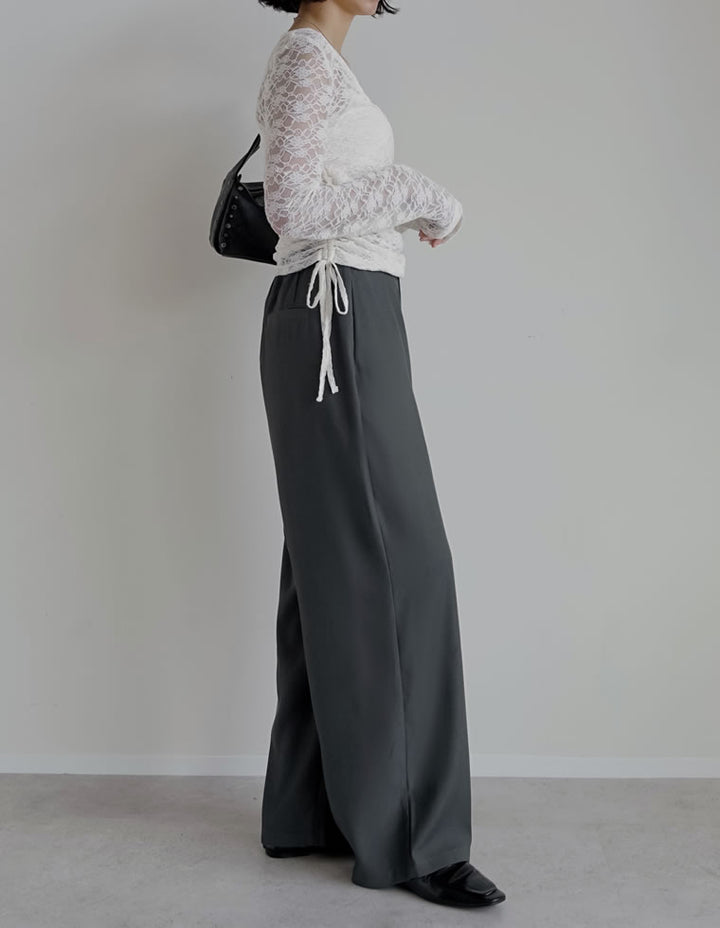 [話題のカーブパンツ][全骨格◎/体型拾わず美脚見え][販売枚数4.4万枚突破][低身長/高身長/大きいサイズ有]ツイルカーブパンツ パンツ 人気レディースファッション通販 リエディ