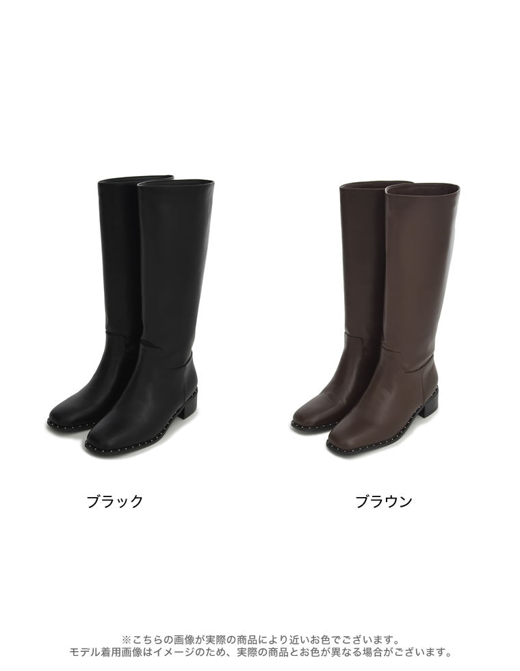 スタッズロングブーツ - シューズ通販 | 人気レディースファッション
