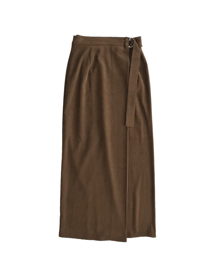 微起毛ツイルラップ風スカート スカート レディースファッション通販 リエディ