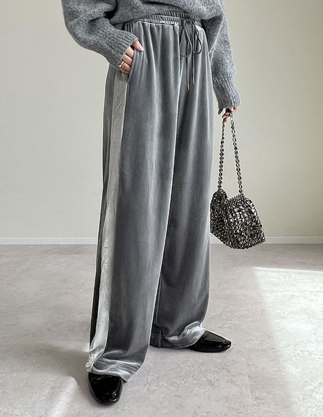 ベロアドロストストレートトラックパンツ - パンツ通販 | 人気